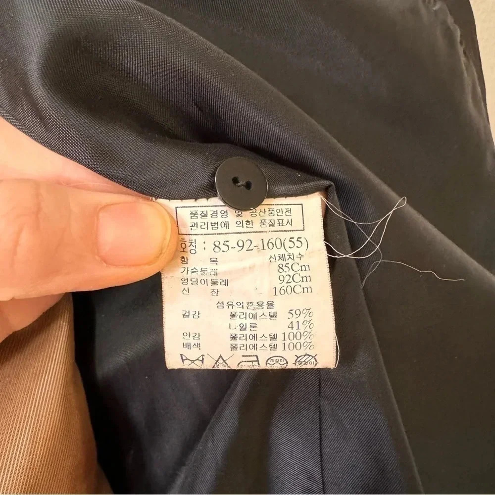 TOMBOY Vintage Korean brand insulated rain jacket with removable liner size 85 - Picture 15 of 16